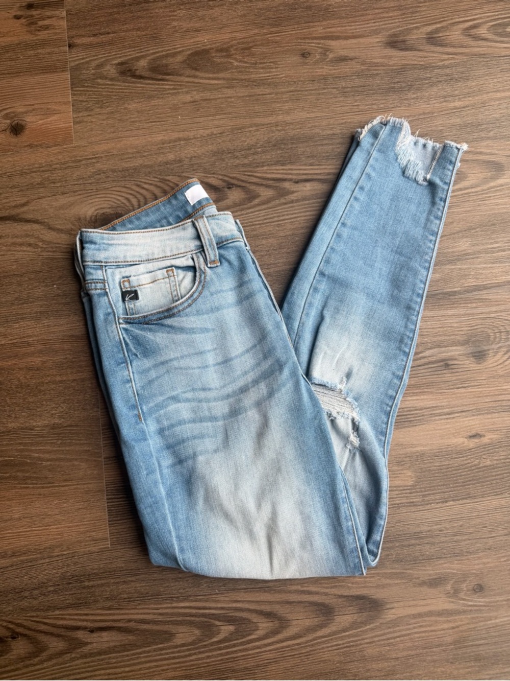 KanCan Light Blue Distressed Skinny Jeans